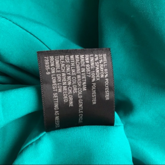 ✨3 for $10✨ Teal Worthington Work Dress - Picture 6 of 6
